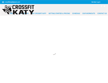 Tablet Screenshot of crossfitkaty.com